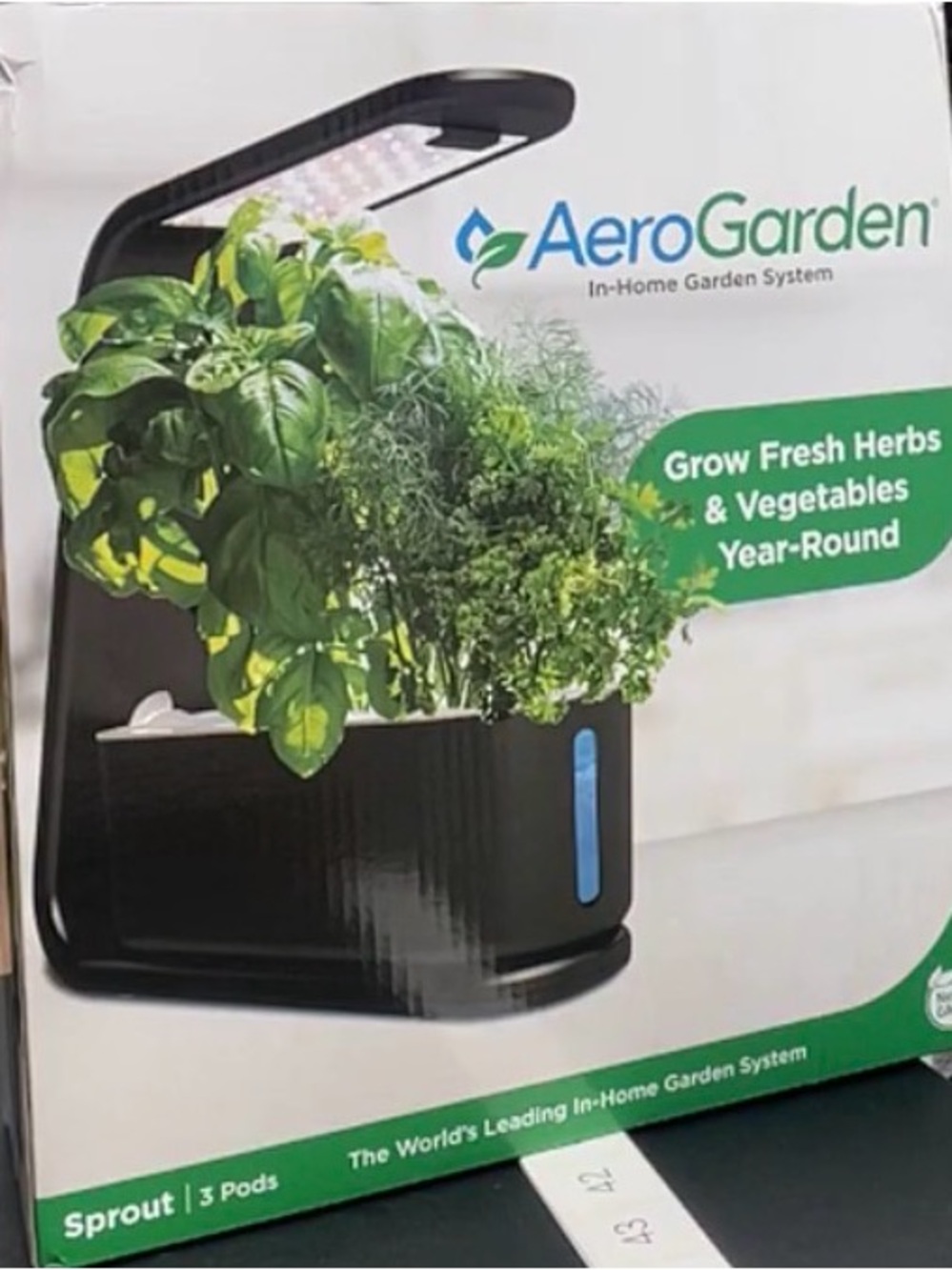 AeroGarden Sprout Indoor Herb Garden - Black